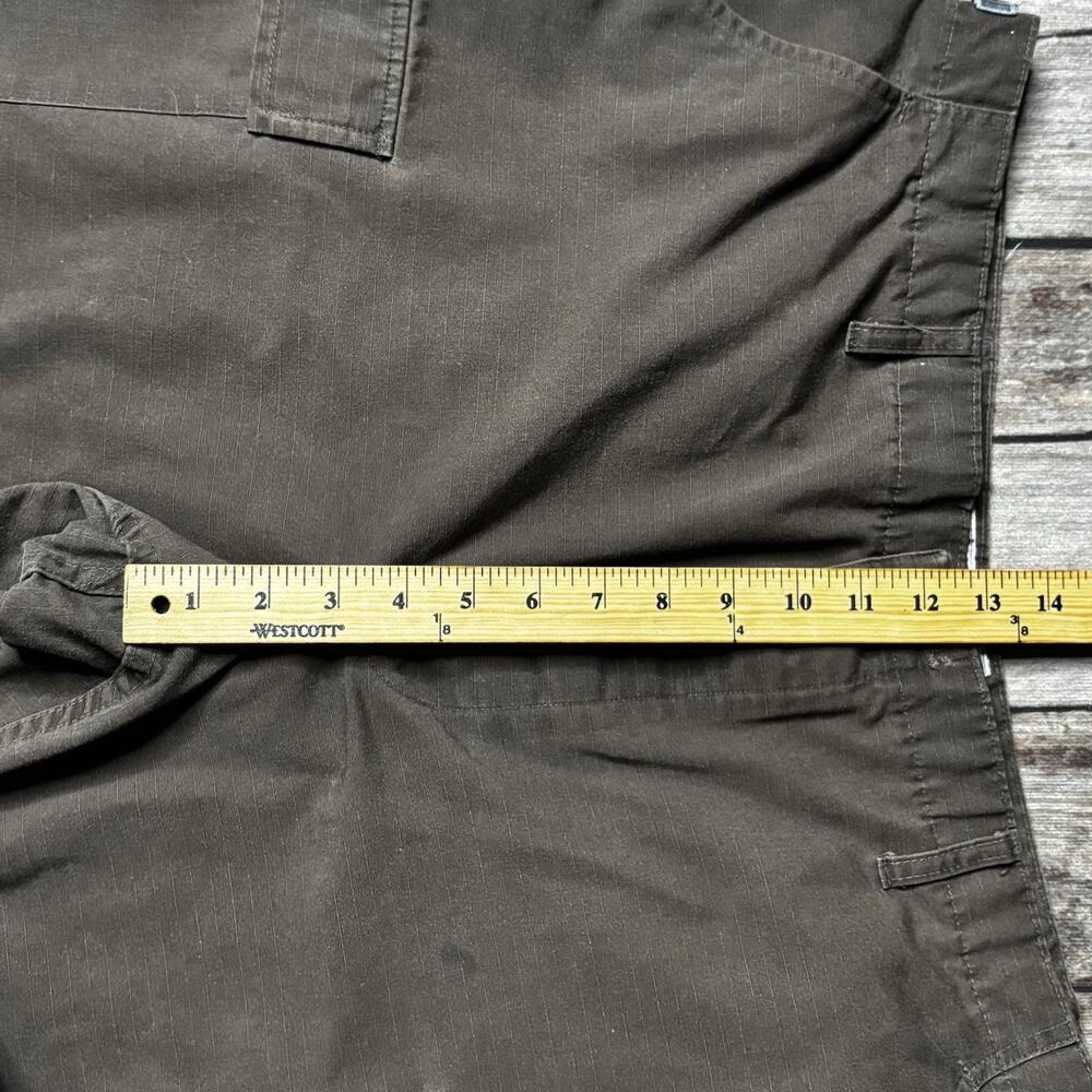 Propper Pants Mens 38/33 Large Long Brown Cargo Ripstop Work Wear Utility Combat - Picture 7 of 14